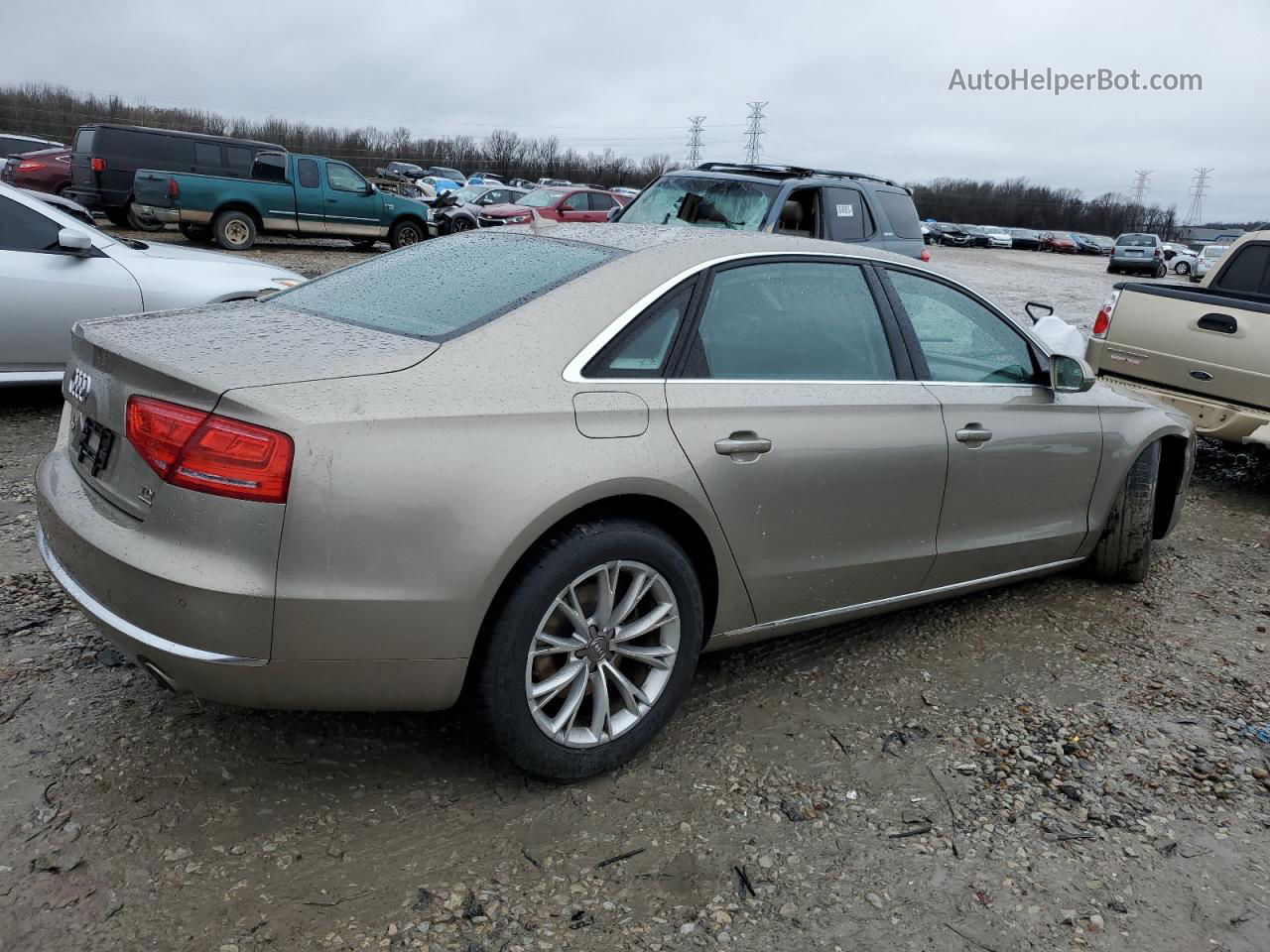 2014 Audi A8 L Tdi Quattro Gold vin: WAURMAFD0EN001300