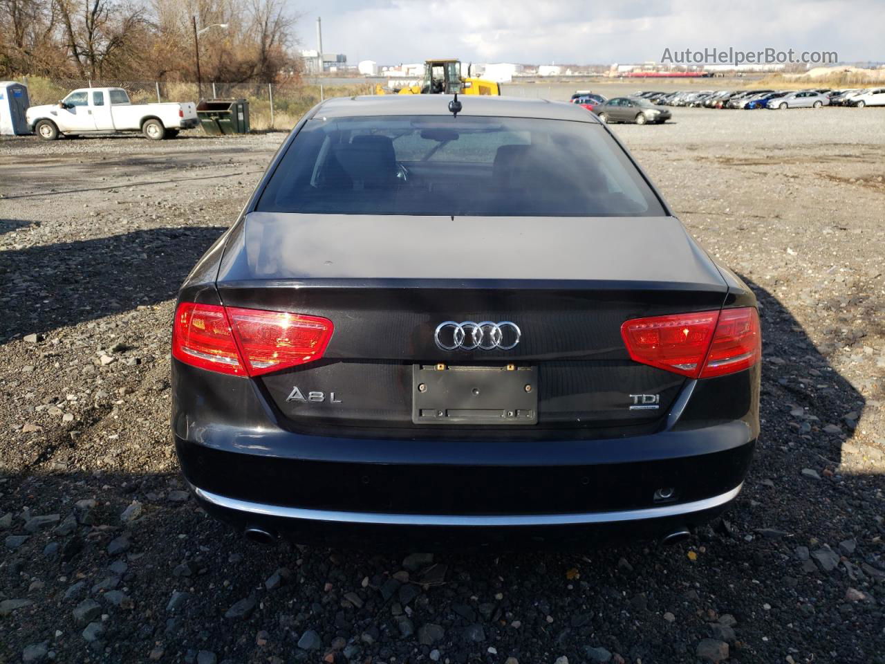 2014 Audi A8 L Tdi Quattro Black vin: WAURMAFD1EN000771