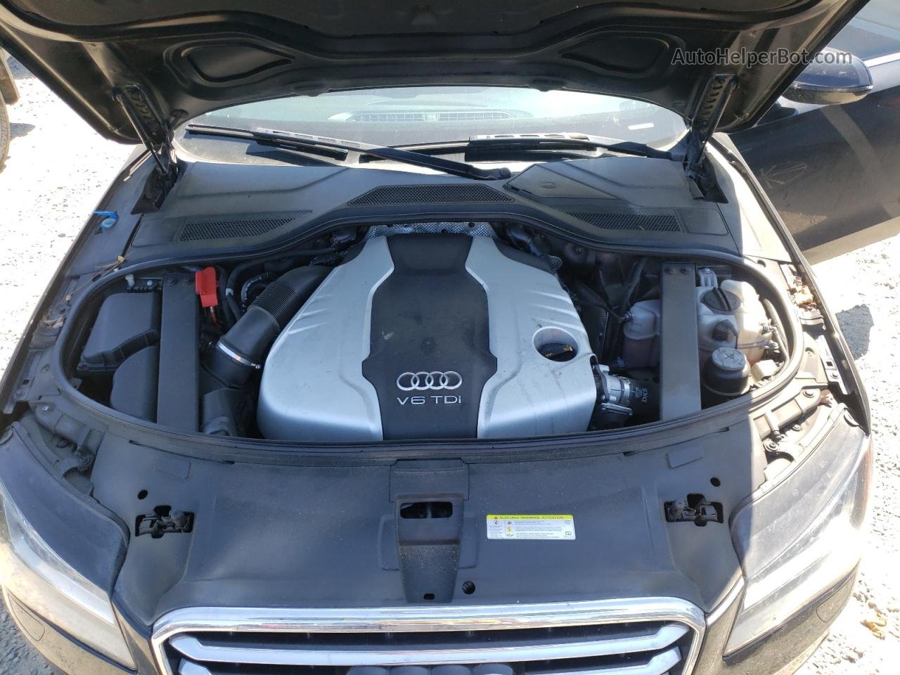 2014 Audi A8 L Tdi Quattro Черный vin: WAURMAFD2EN001749