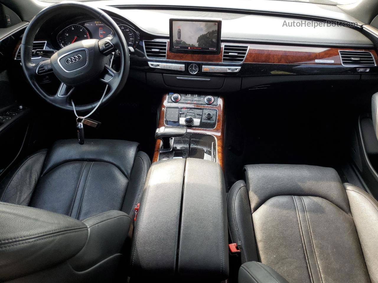 2014 Audi A8 L Tdi Quattro Черный vin: WAURMAFD2EN002433