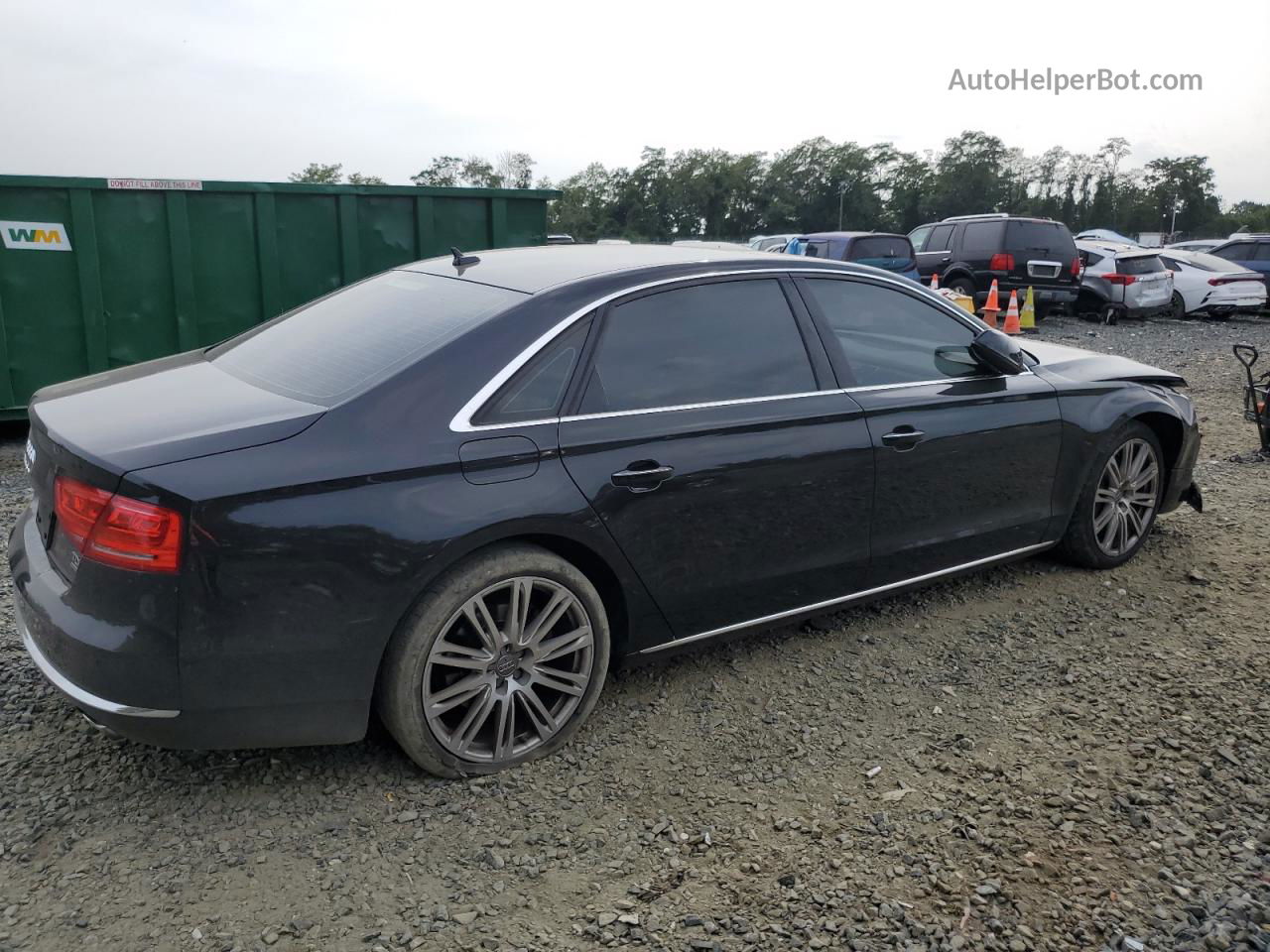 2014 Audi A8 L Tdi Quattro Black vin: WAURMAFD2EN002433