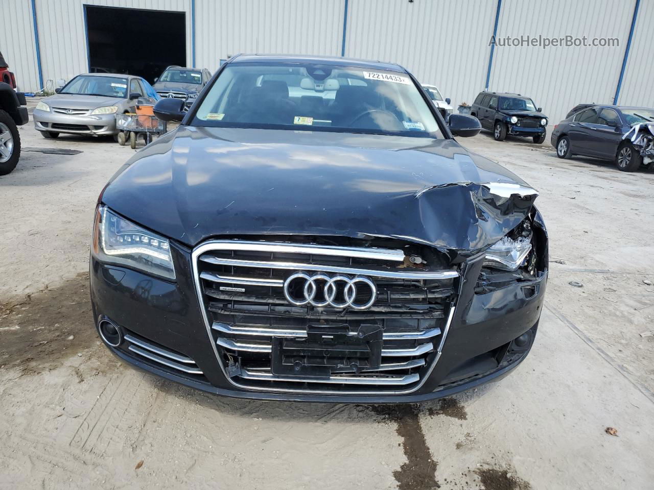 2014 Audi A8 L Tdi Quattro Черный vin: WAURMAFD4EN000750