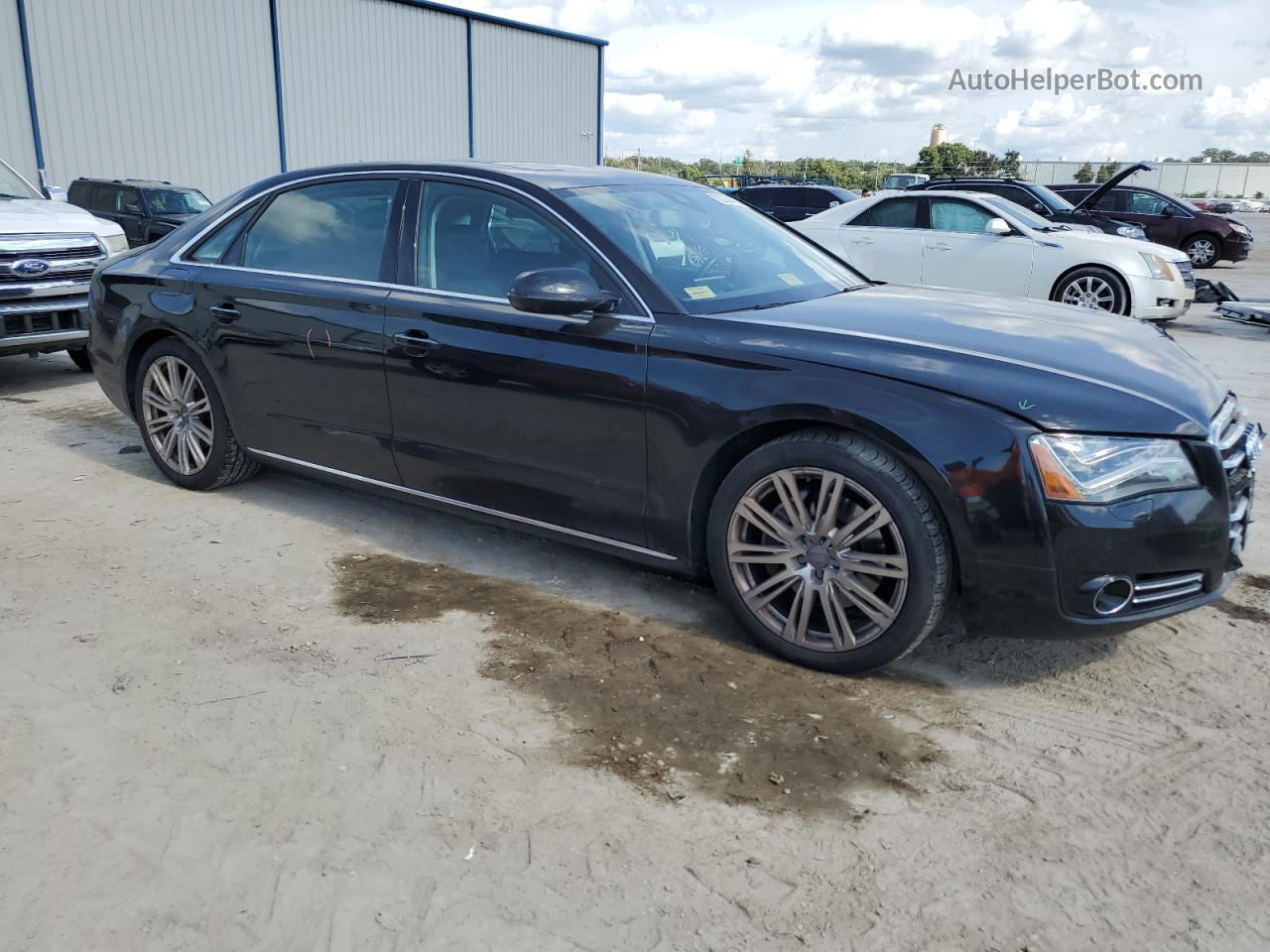 2014 Audi A8 L Tdi Quattro Черный vin: WAURMAFD4EN000750