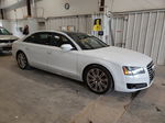 2014 Audi A8 L Tdi Quattro White vin: WAURMAFD4EN002143