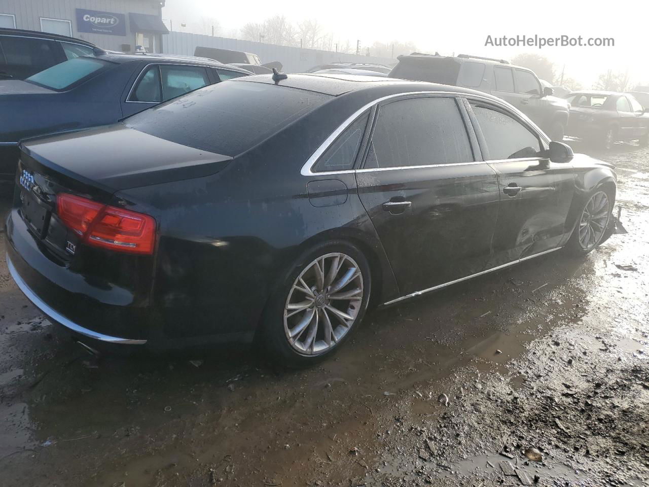 2014 Audi A8 L Tdi Quattro Черный vin: WAURMAFD5EN001924