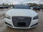 2014 Audi A8 L Tdi Quattro White vin: WAURMAFD6EN001317