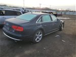 2014 Audi A8 L Tdi Quattro Синий vin: WAURMAFD6EN011362