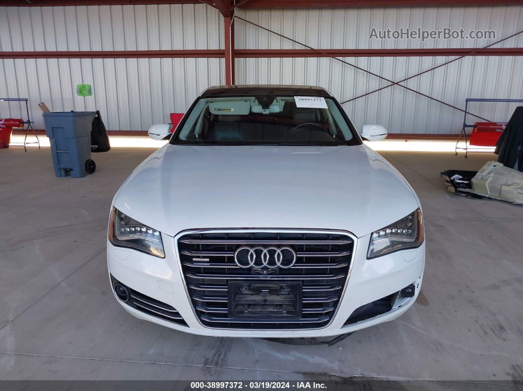 2014 Audi A8 L 3.0 Tdi White vin: WAURMAFD8EN002078