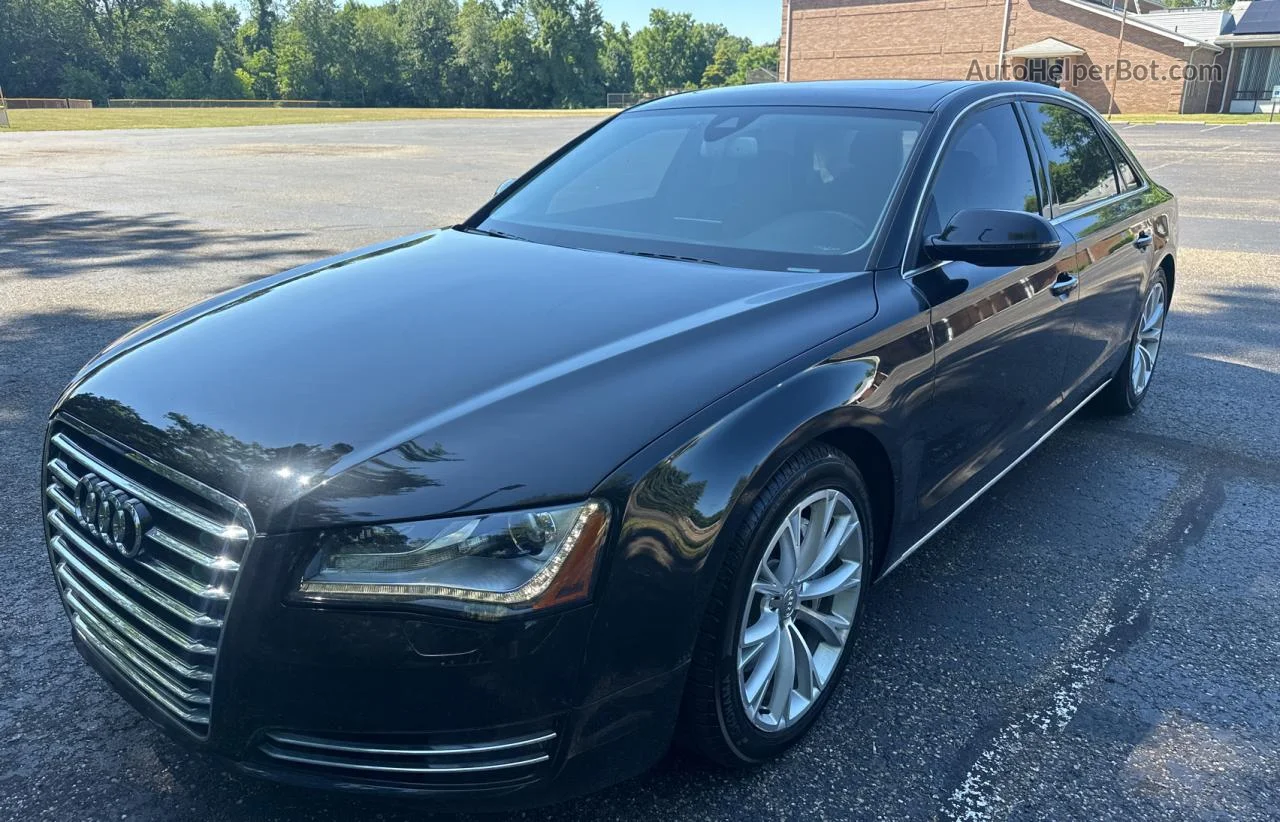 2014 Audi A8 L Tdi Quattro Black vin: WAURMAFD8EN005787