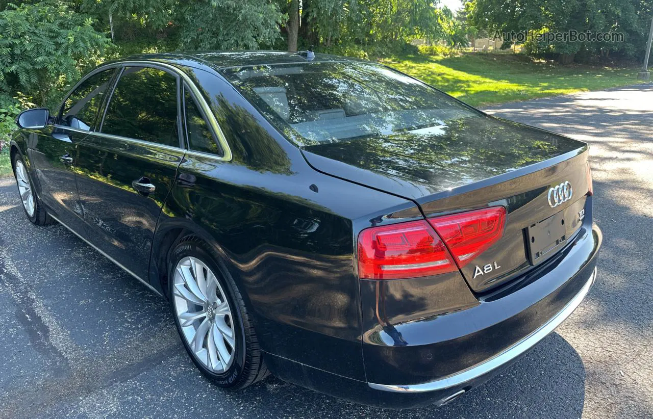 2014 Audi A8 L Tdi Quattro Black vin: WAURMAFD8EN005787