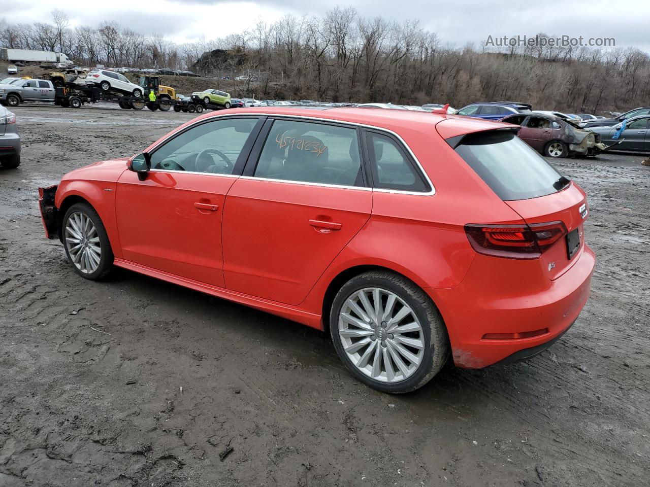 2016 Audi A3 E-tron Premium Plus Red vin: WAUTPBFF1GA032599