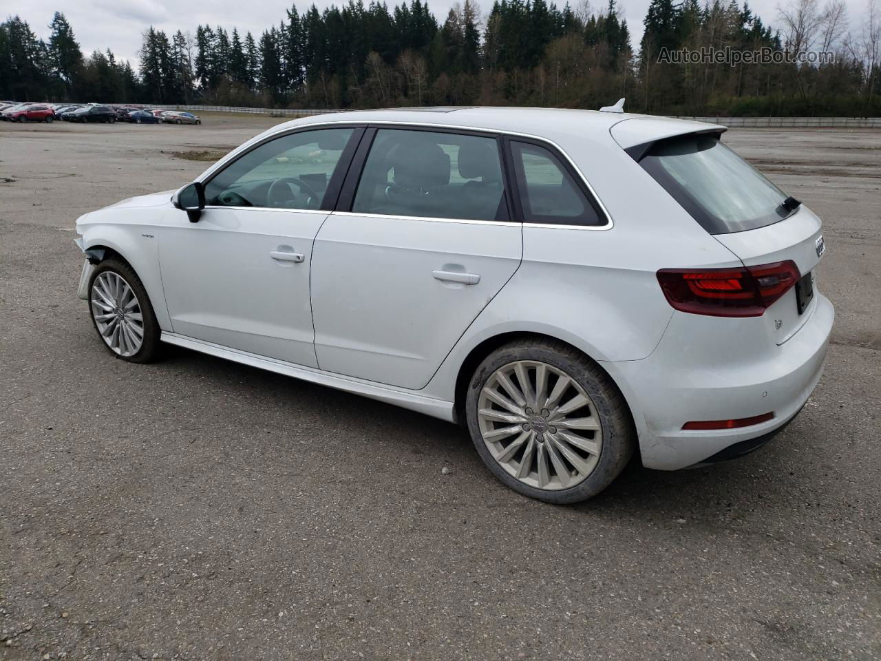 2016 Audi A3 E-tron Premium Plus White vin: WAUTPBFF3GA049470