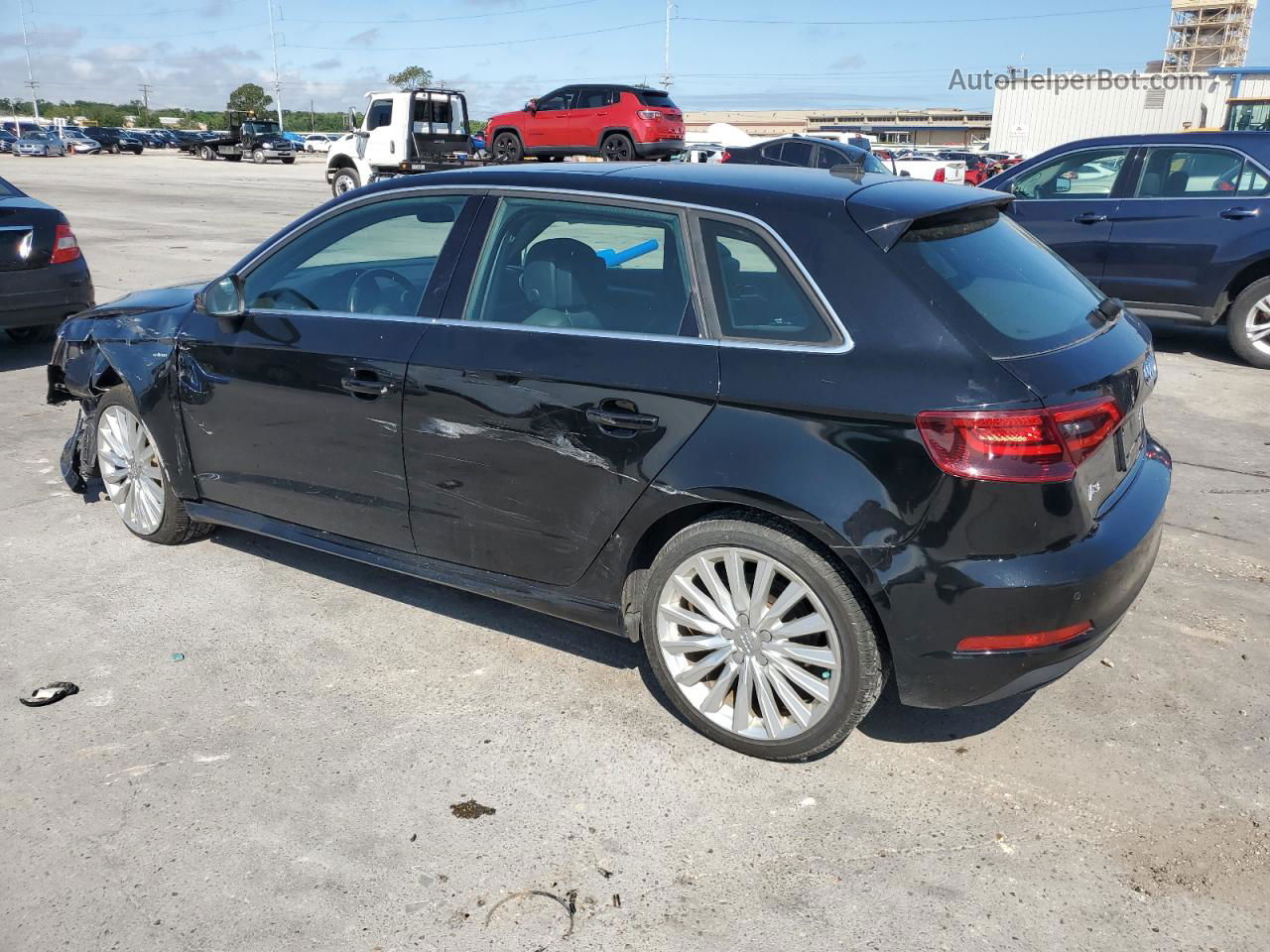 2016 Audi A3 E-tron Premium Plus Black vin: WAUTPBFF3GA050800