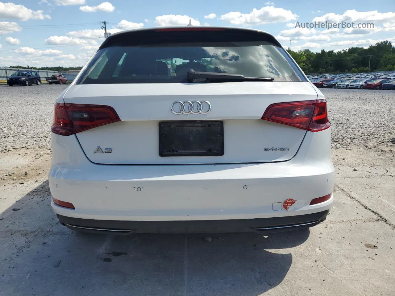 2016 Audi A3 E-tron Premium Plus White vin: WAUTPBFF5GA109944