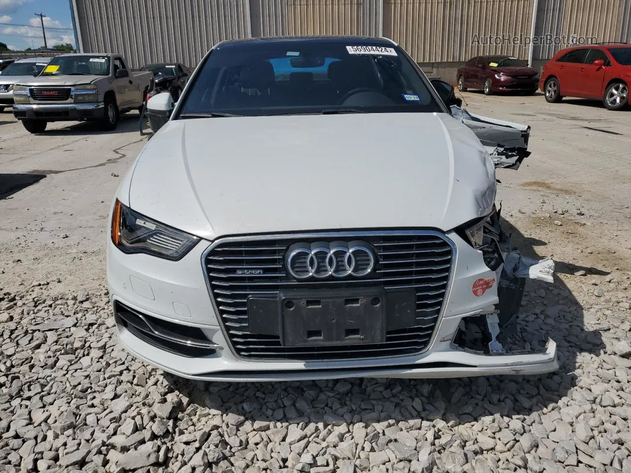 2016 Audi A3 E-tron Premium Plus White vin: WAUTPBFF5GA109944