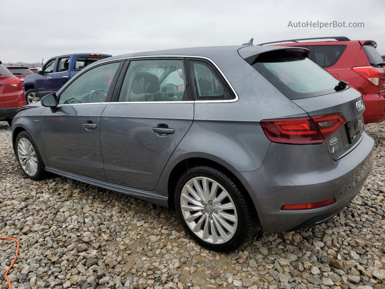 2016 Audi A3 E-tron Premium Plus Gray vin: WAUTPBFF6GA050015