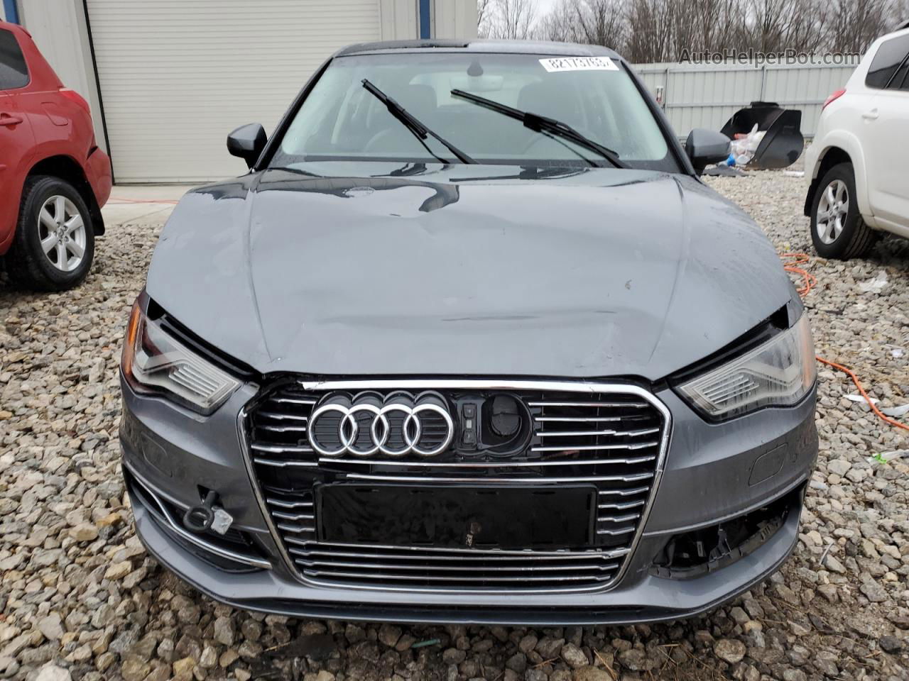 2016 Audi A3 E-tron Premium Plus Gray vin: WAUTPBFF6GA050015