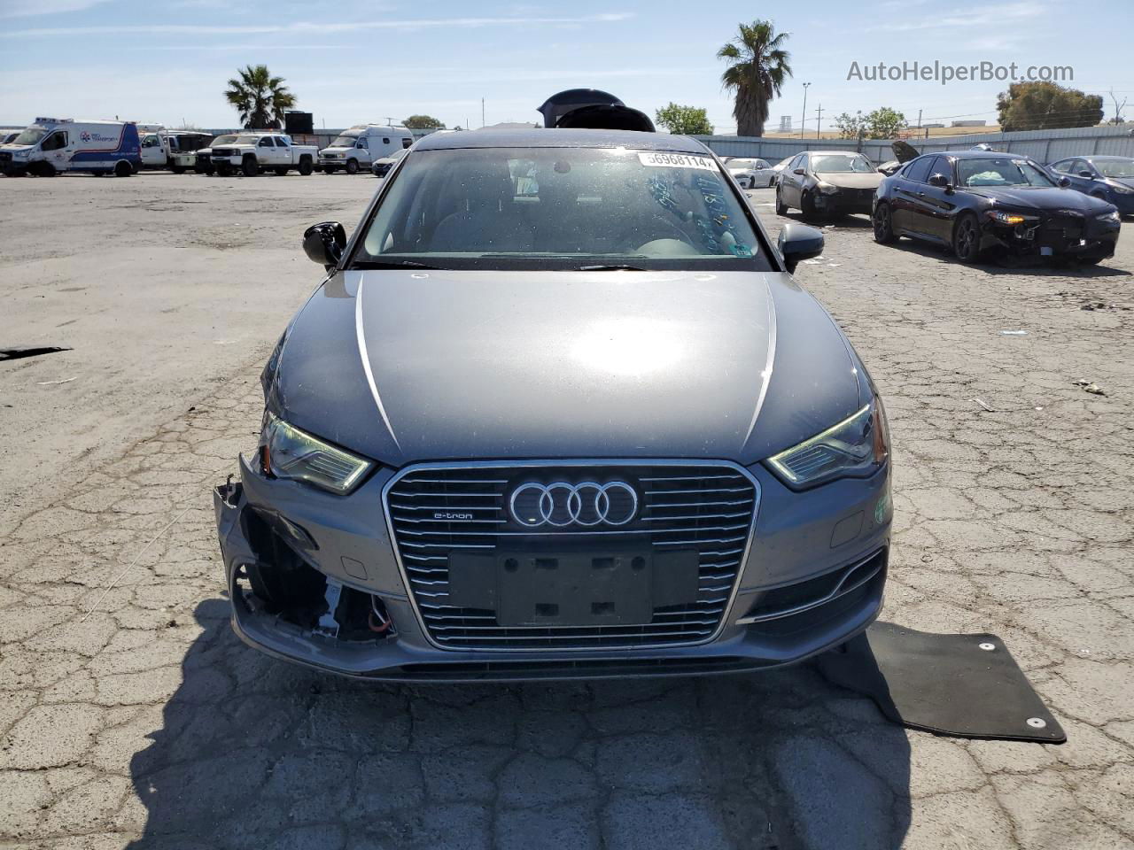 2016 Audi A3 E-tron Premium Plus Gray vin: WAUTPBFF7GA068135