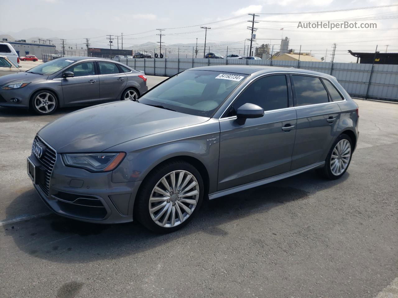 2016 Audi A3 E-tron Premium Plus Gray vin: WAUTPBFF9GA098267