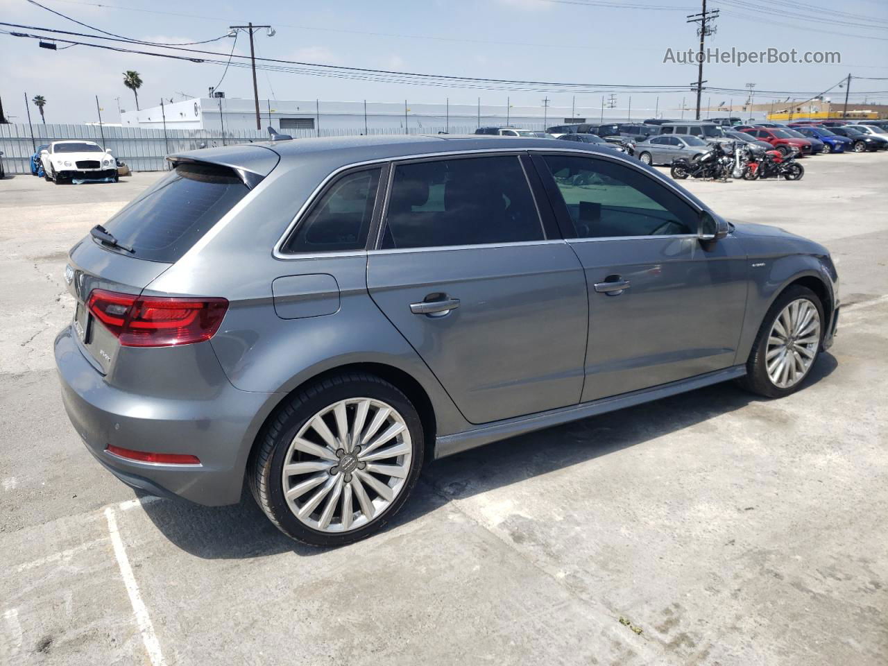 2016 Audi A3 E-tron Premium Plus Gray vin: WAUTPBFF9GA098267