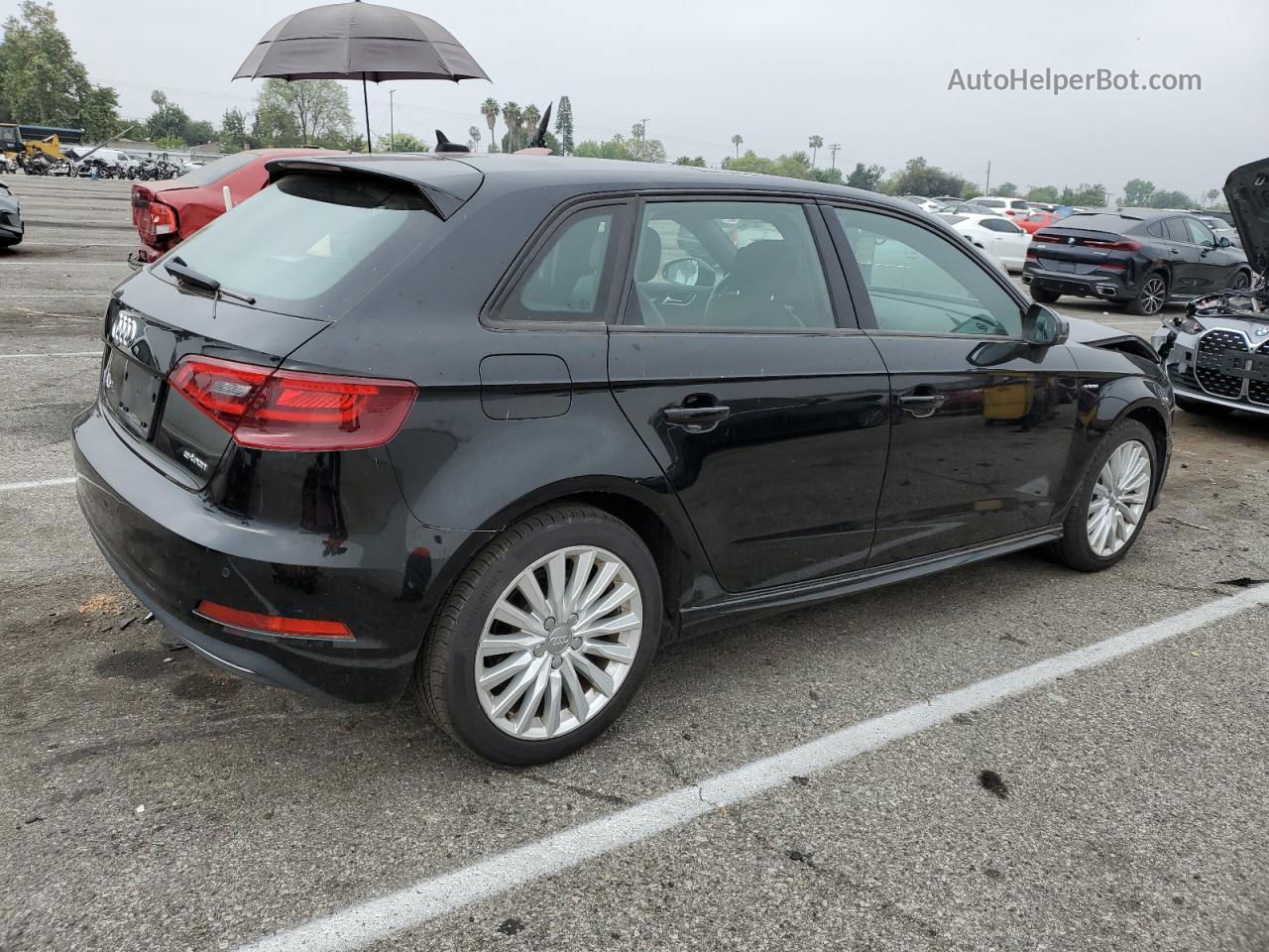 2016 Audi A3 E-tron Premium Черный vin: WAUUPBFF1GA119004