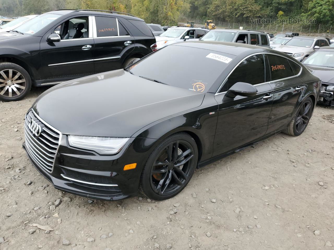 2018 Audi A7 Premium Plus Черный vin: WAUW3AFC0JN080863