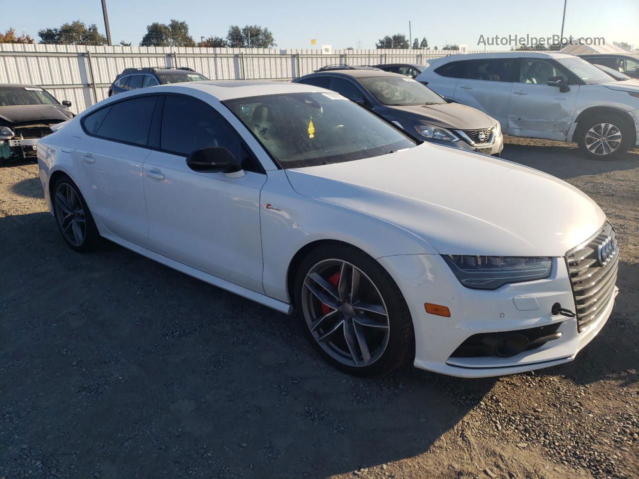 2018 Audi A7 Premium Plus White vin: WAUW3AFC0JN092835