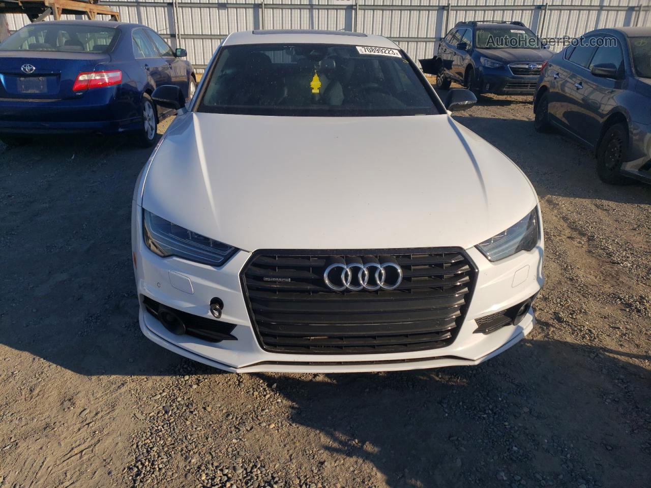 2018 Audi A7 Premium Plus White vin: WAUW3AFC0JN092835