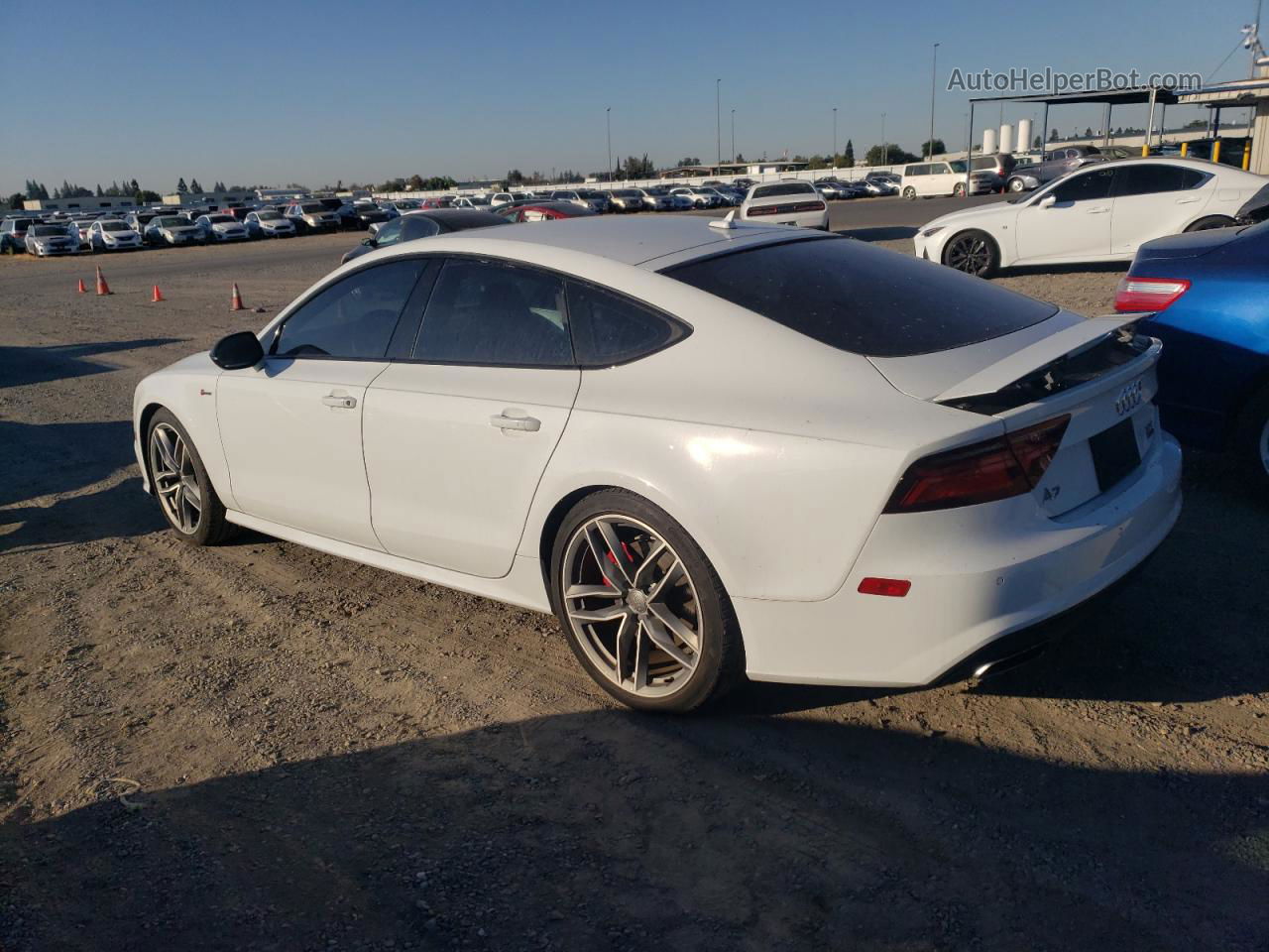 2018 Audi A7 Premium Plus White vin: WAUW3AFC0JN092835