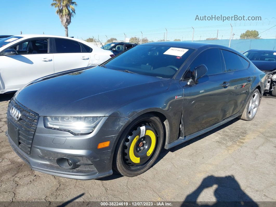 2018 Audi A7 3.0t Premium Plus Gray vin: WAUW3AFC1JN021871