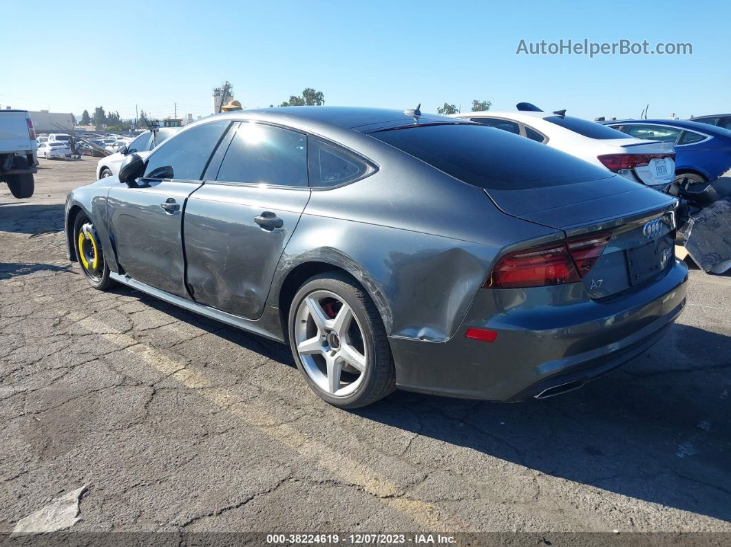 2018 Audi A7 3.0t Premium Plus Серый vin: WAUW3AFC1JN021871