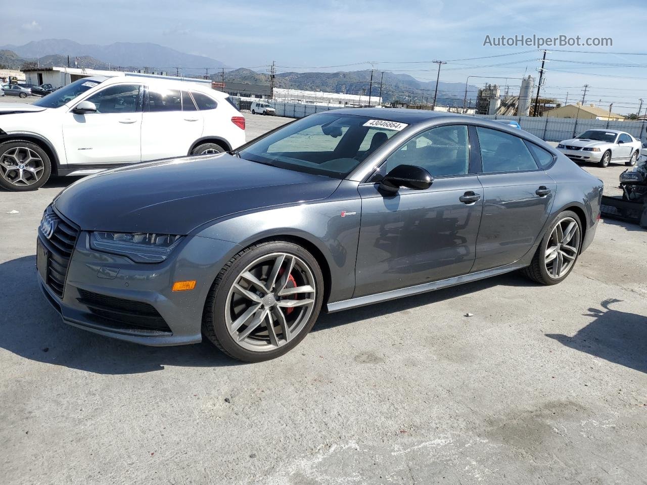 2018 Audi A7 Premium Plus Gray vin: WAUW3AFC1JN069371