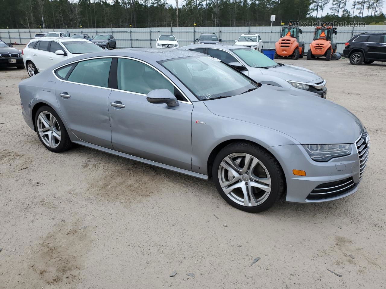 2018 Audi A7 Premium Plus Silver vin: WAUW3AFC2JN084266