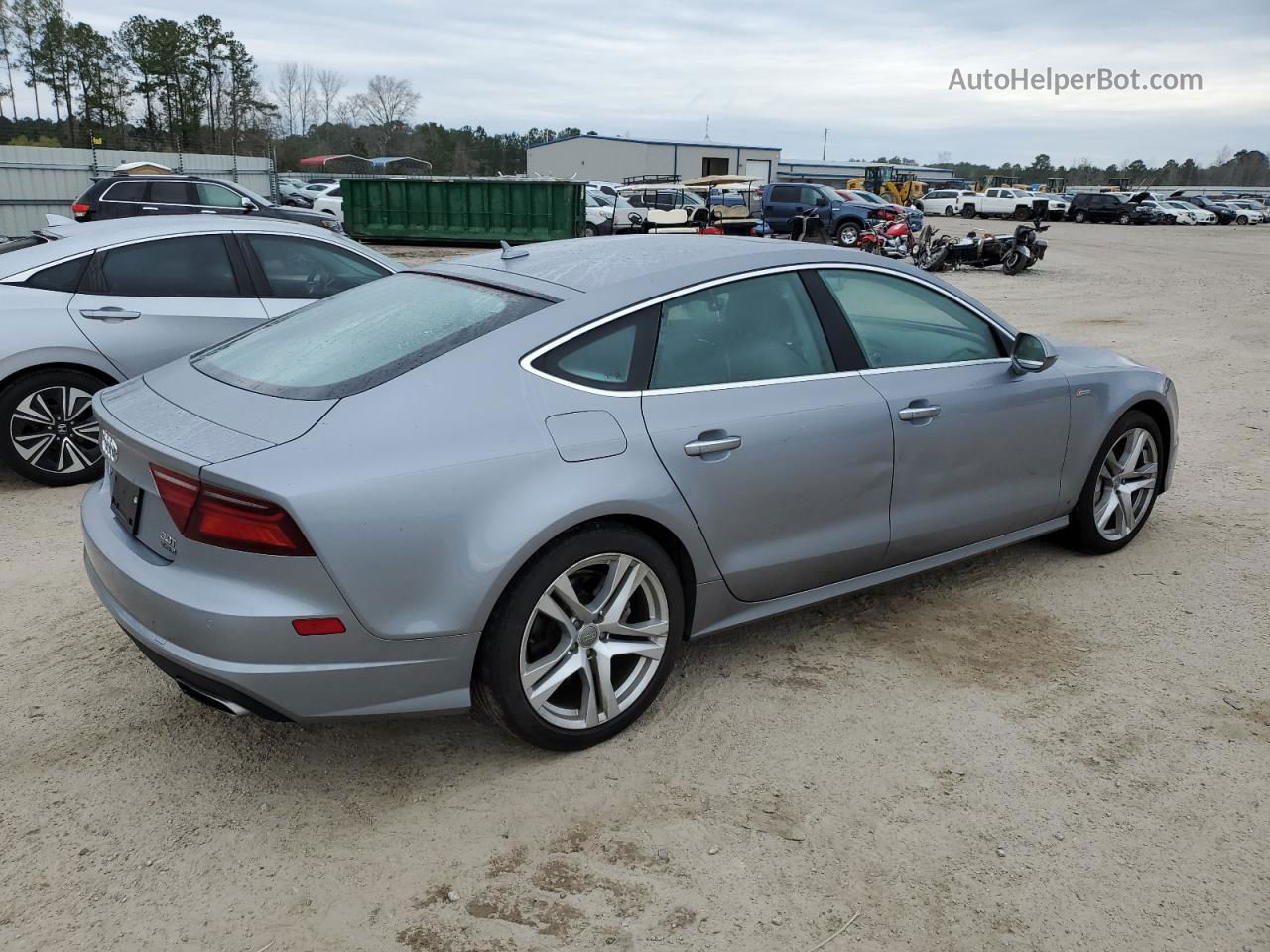 2018 Audi A7 Premium Plus Silver vin: WAUW3AFC2JN084266