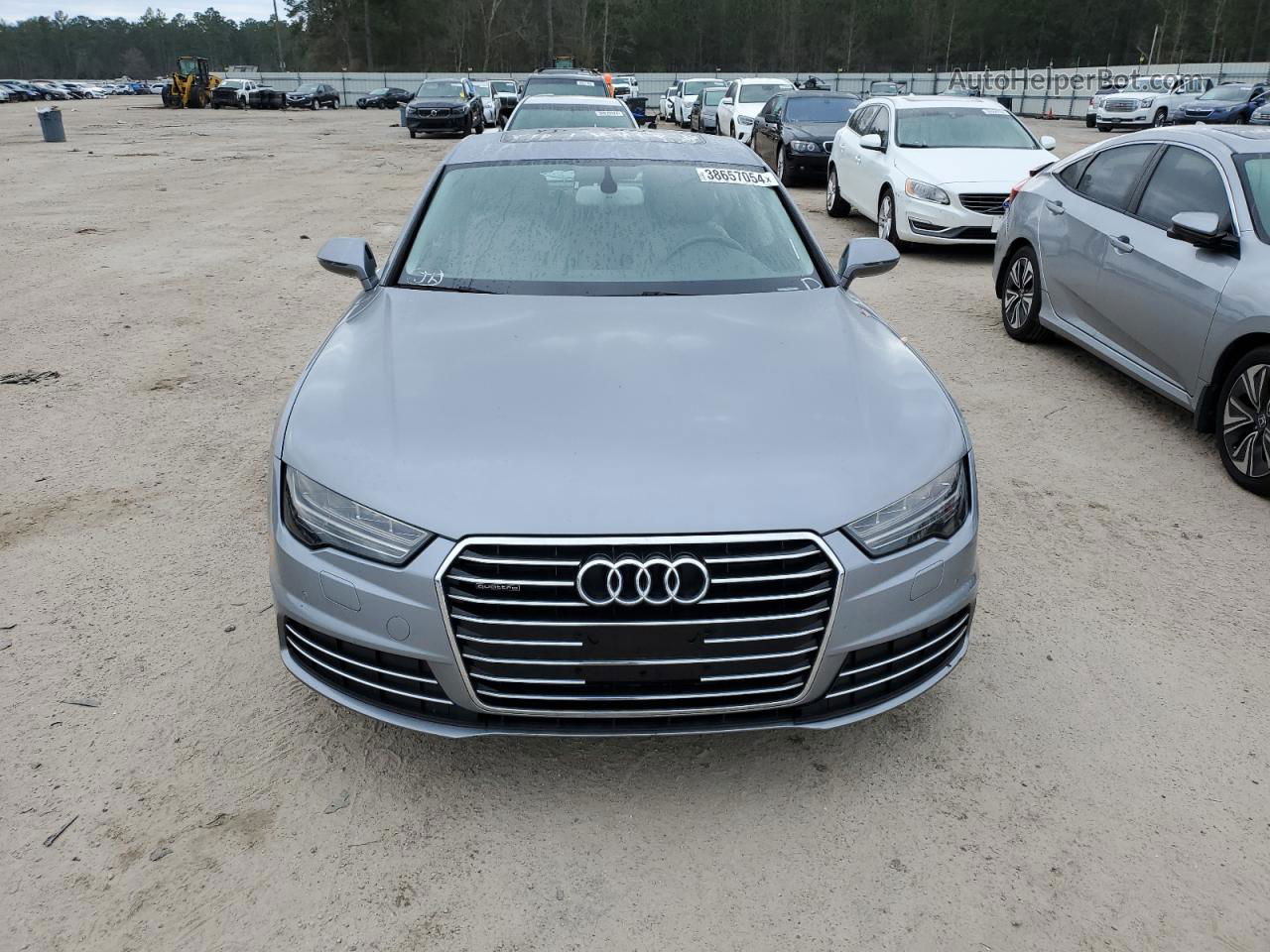 2018 Audi A7 Premium Plus Silver vin: WAUW3AFC2JN084266