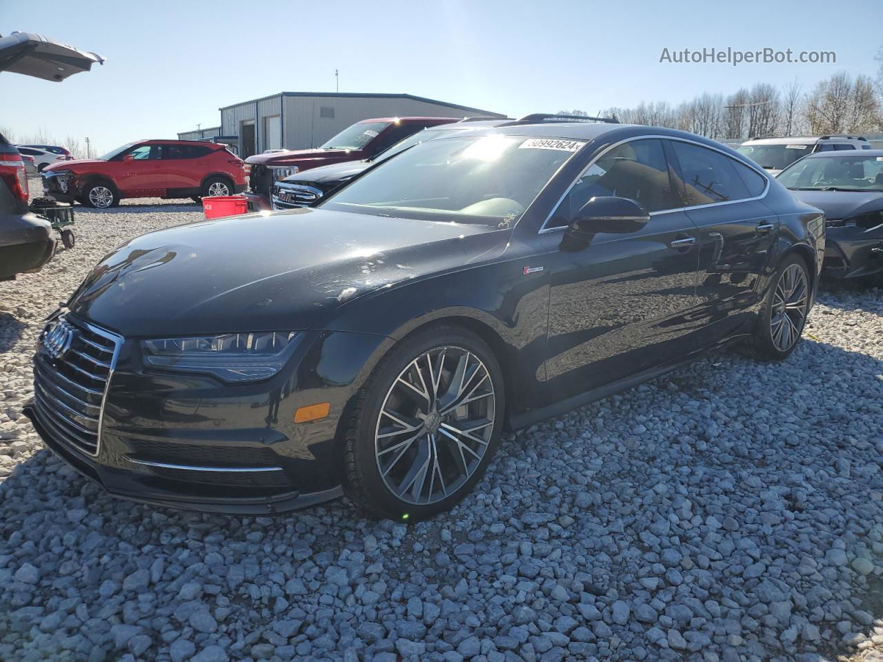 2018 Audi A7 Premium Plus Черный vin: WAUW3AFC3JN067671