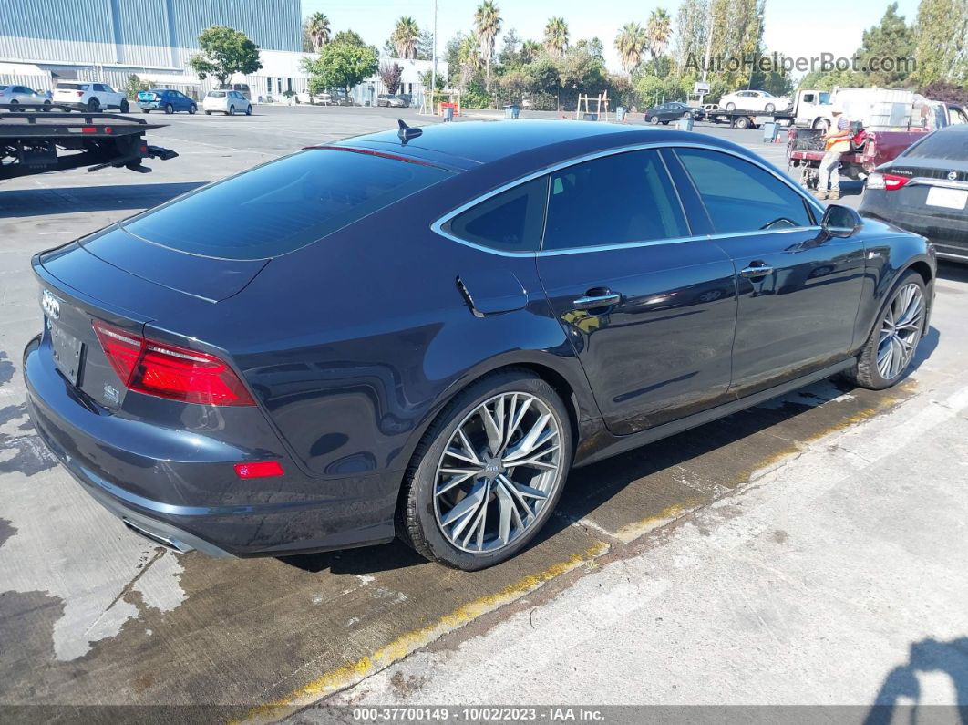 2018 Audi A7 Premium Plus Темно-синий vin: WAUW3AFC3JN093722