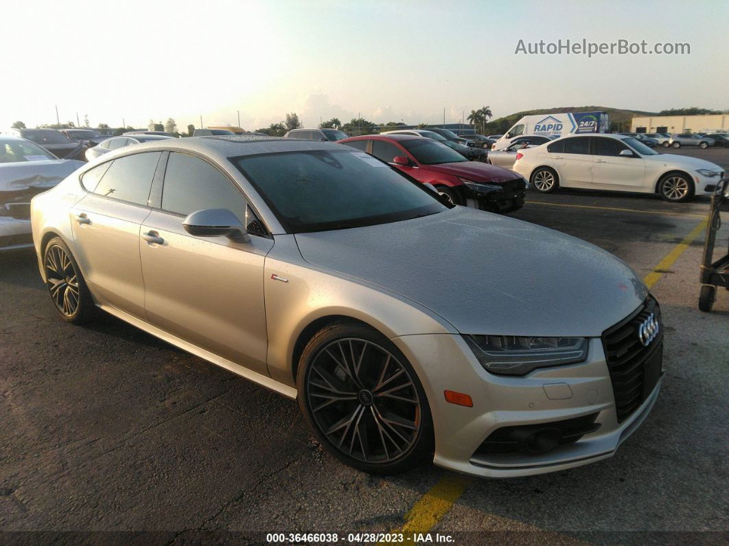 2018 Audi A7 Premium Plus Beige vin: WAUW3AFC5JN014387