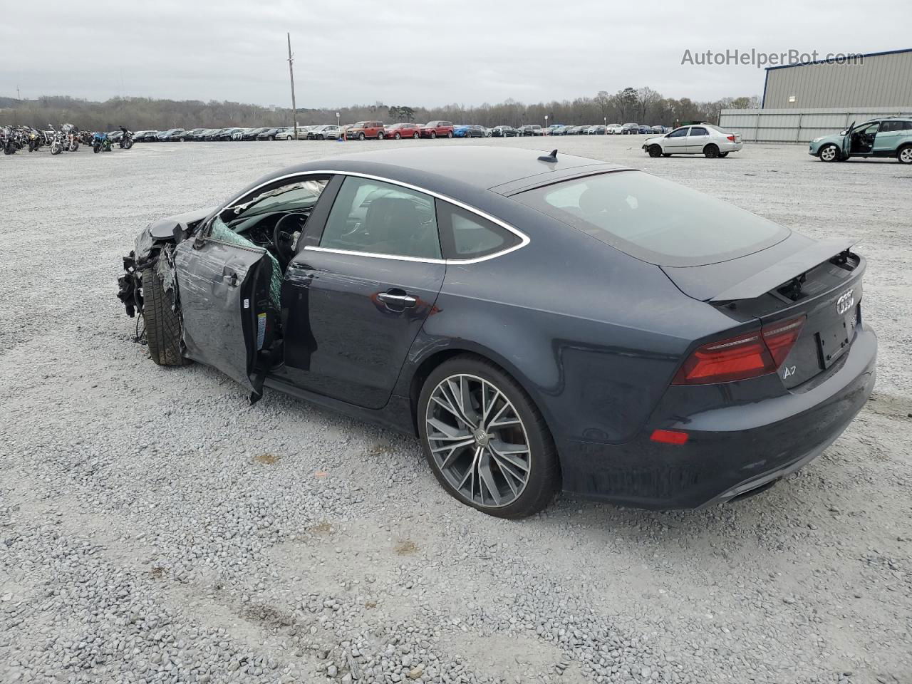 2018 Audi A7 Premium Plus Blue vin: WAUW3AFC8JN086510