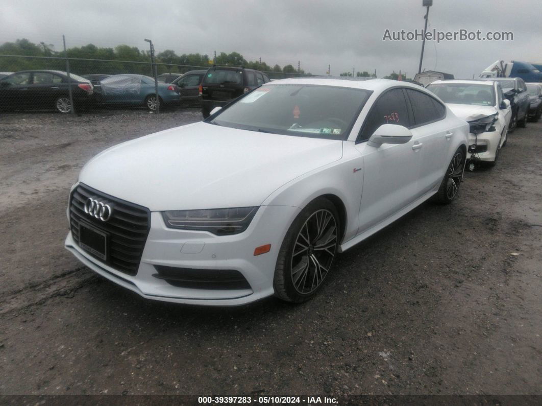 2018 Audi A7 3.0t Premium Plus White vin: WAUW3AFC9JN050017