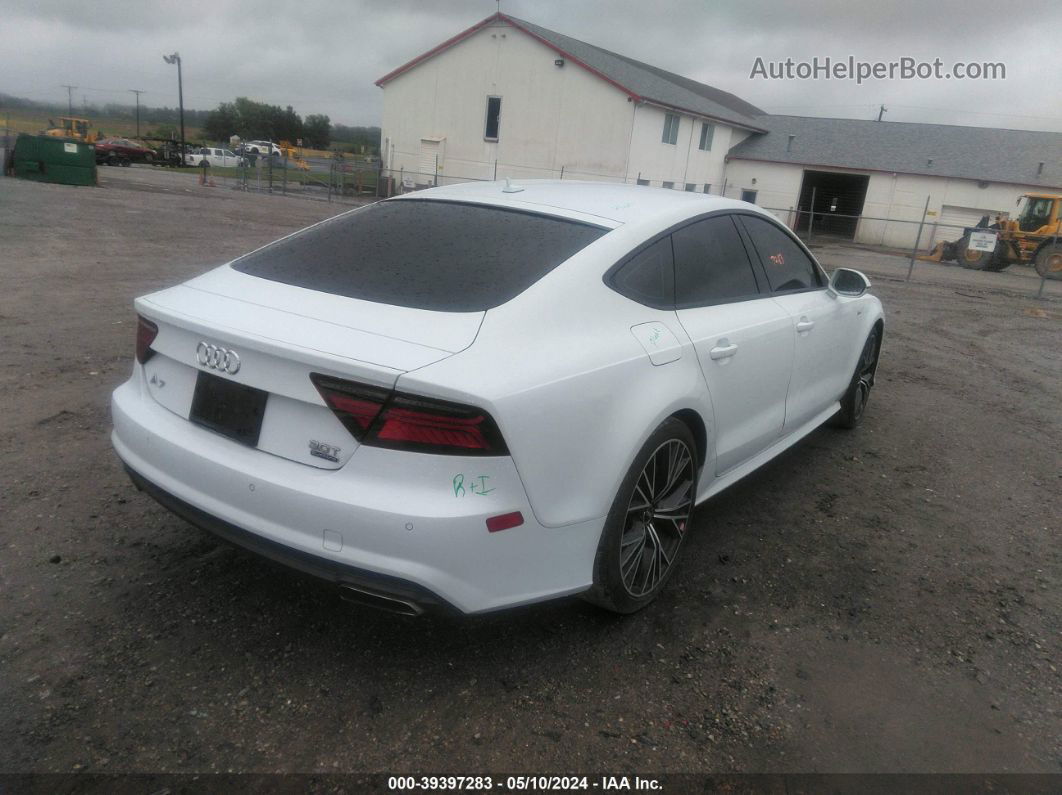 2018 Audi A7 3.0t Premium Plus White vin: WAUW3AFC9JN050017