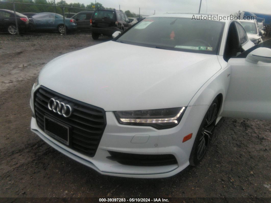 2018 Audi A7 3.0t Premium Plus White vin: WAUW3AFC9JN050017