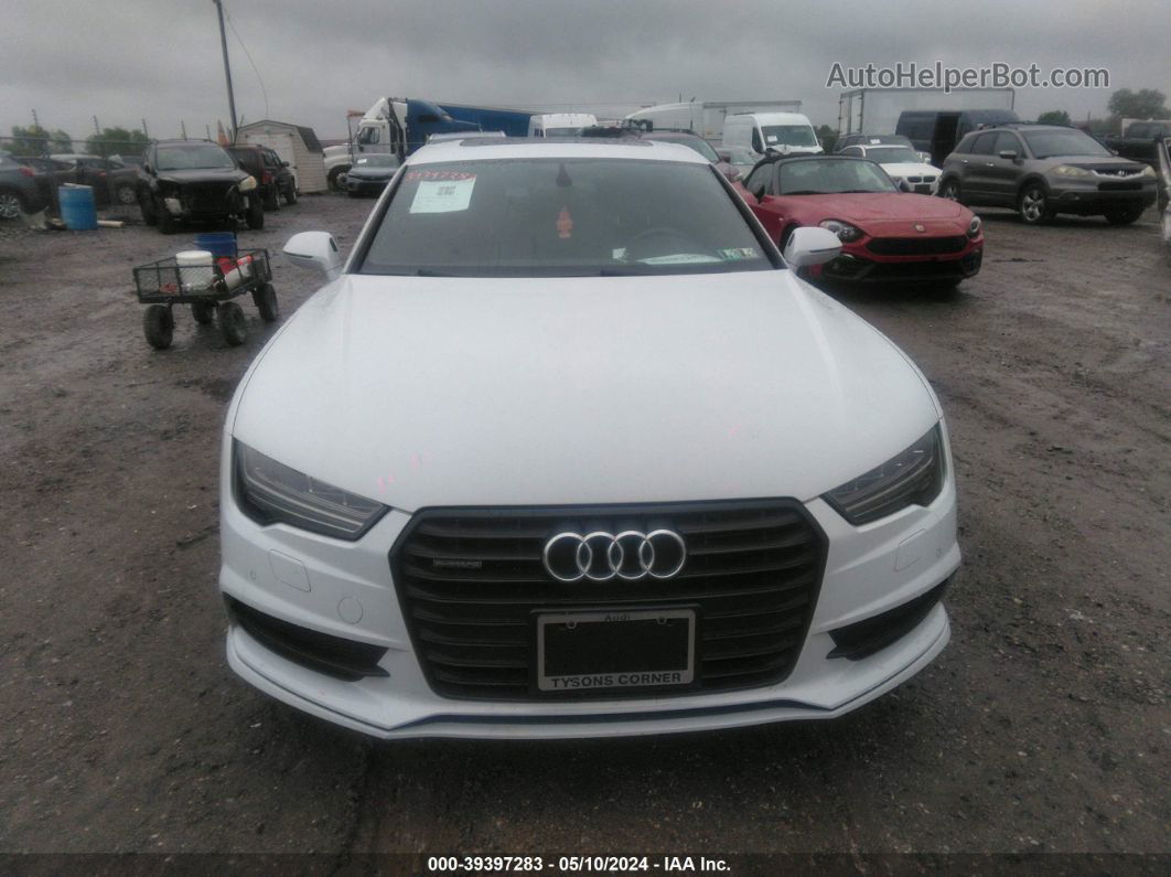 2018 Audi A7 3.0t Premium Plus White vin: WAUW3AFC9JN050017