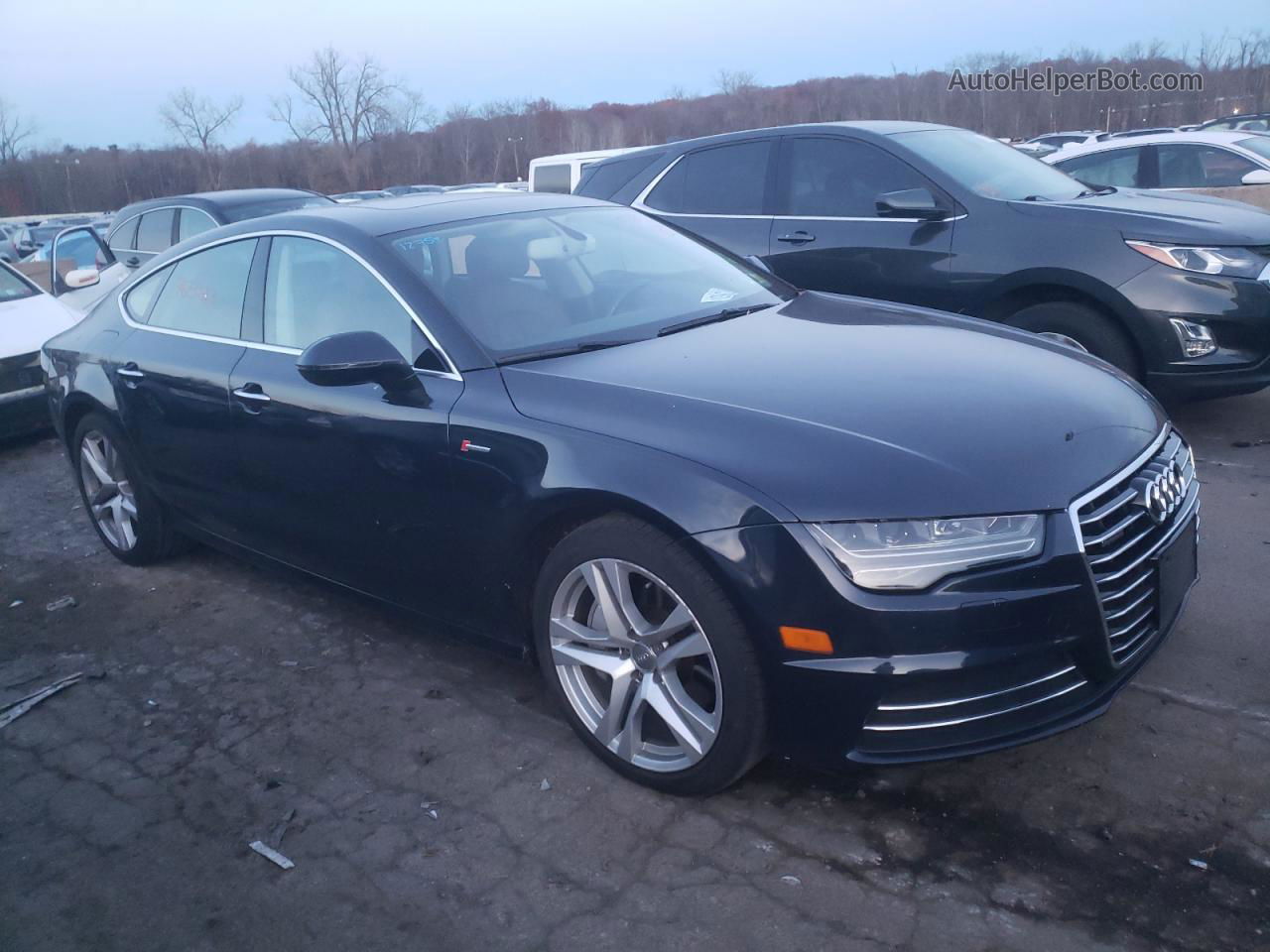 2018 Audi A7 Premium Plus Blue vin: WAUW3AFC9JN072292