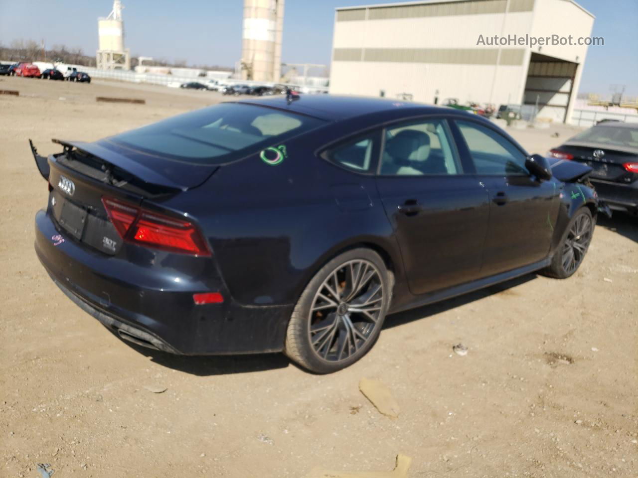 2018 Audi A7 Premium Plus Синий vin: WAUW3AFC9JN100804