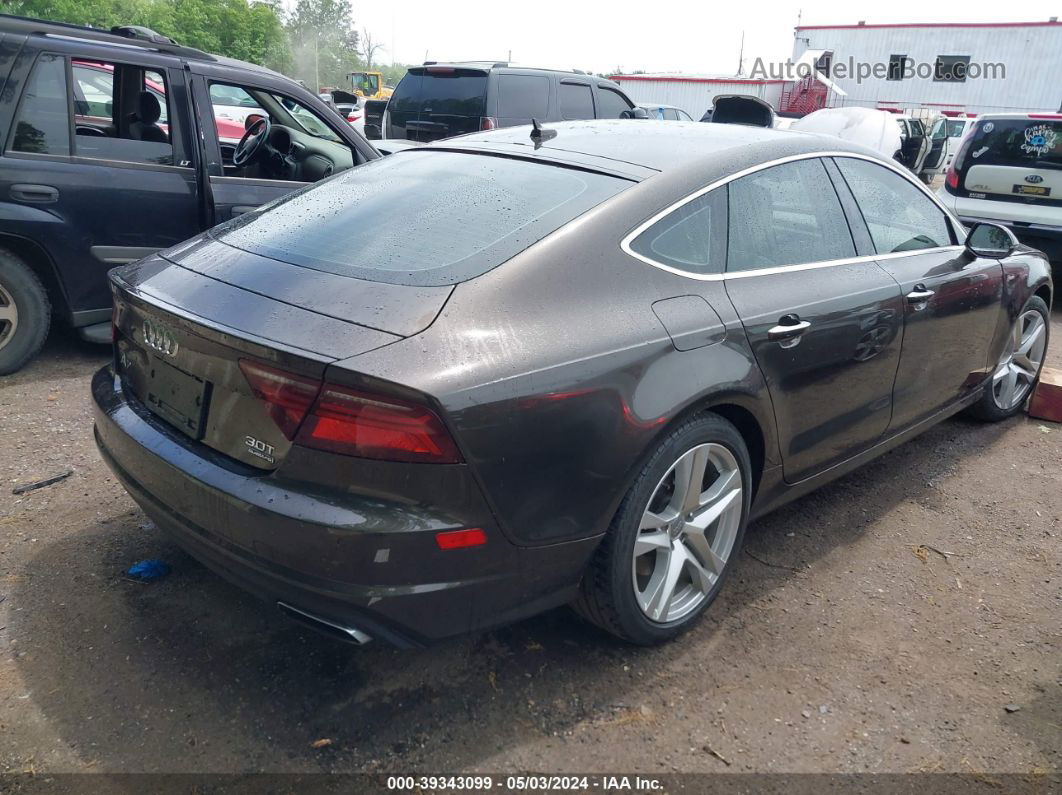 2018 Audi A7 3.0t Premium Plus Brown vin: WAUW3AFCXJN090672