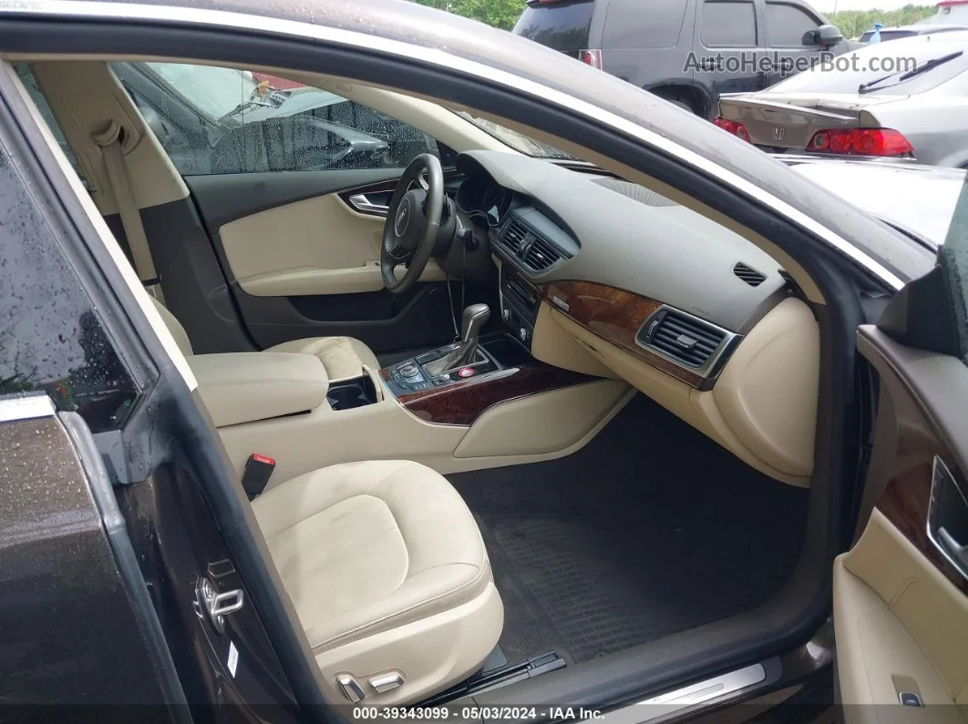 2018 Audi A7 3.0t Premium Plus Brown vin: WAUW3AFCXJN090672