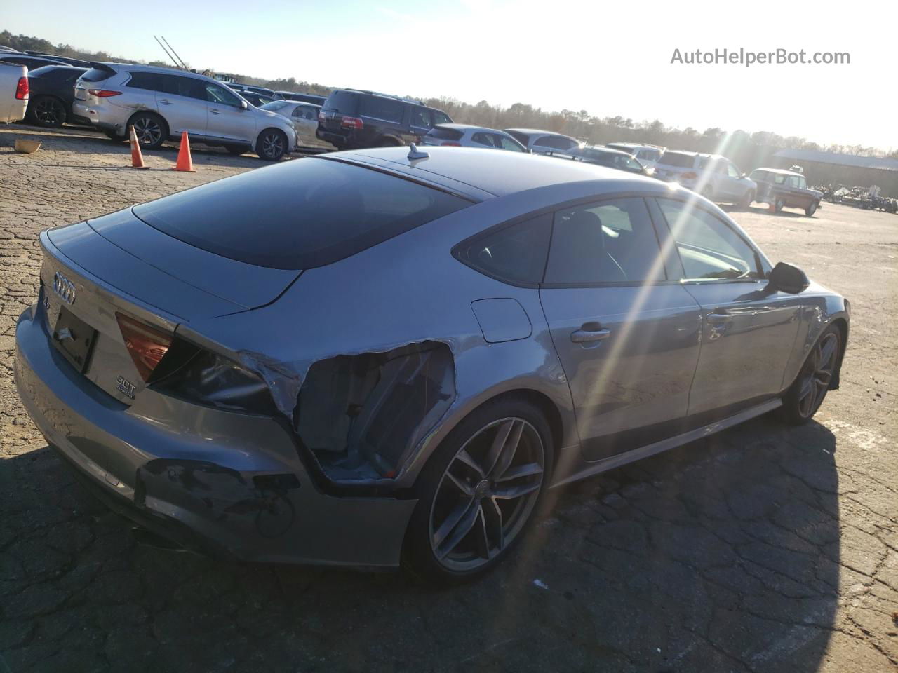 2018 Audi A7 Premium Plus Silver vin: WAUW3BFC8JN090059