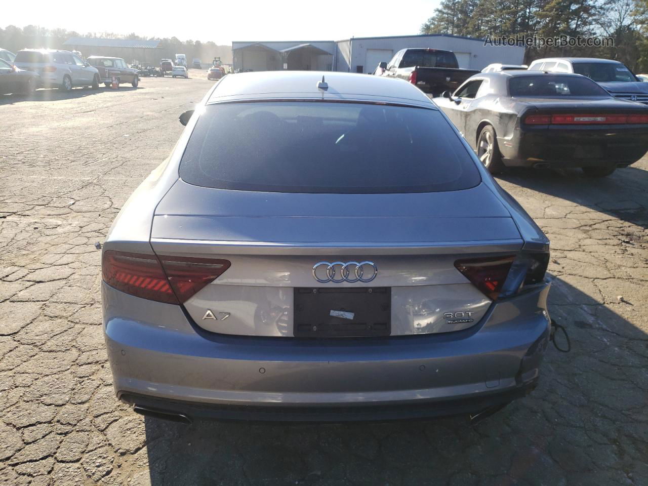 2018 Audi A7 Premium Plus Silver vin: WAUW3BFC8JN090059