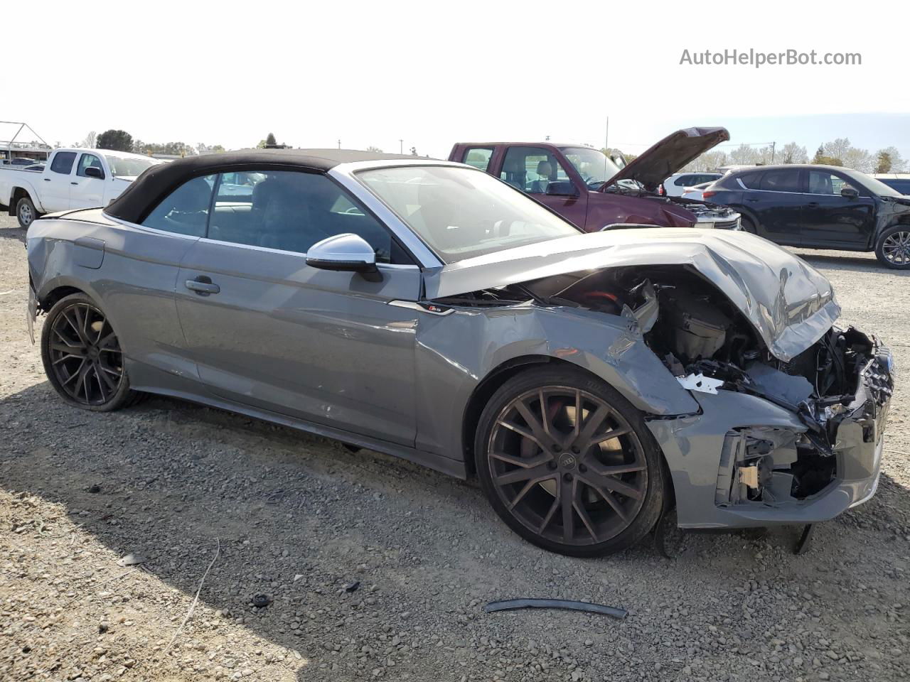 2022 Audi S5 Premium Plus Серый vin: WAUW4GF53NN001208